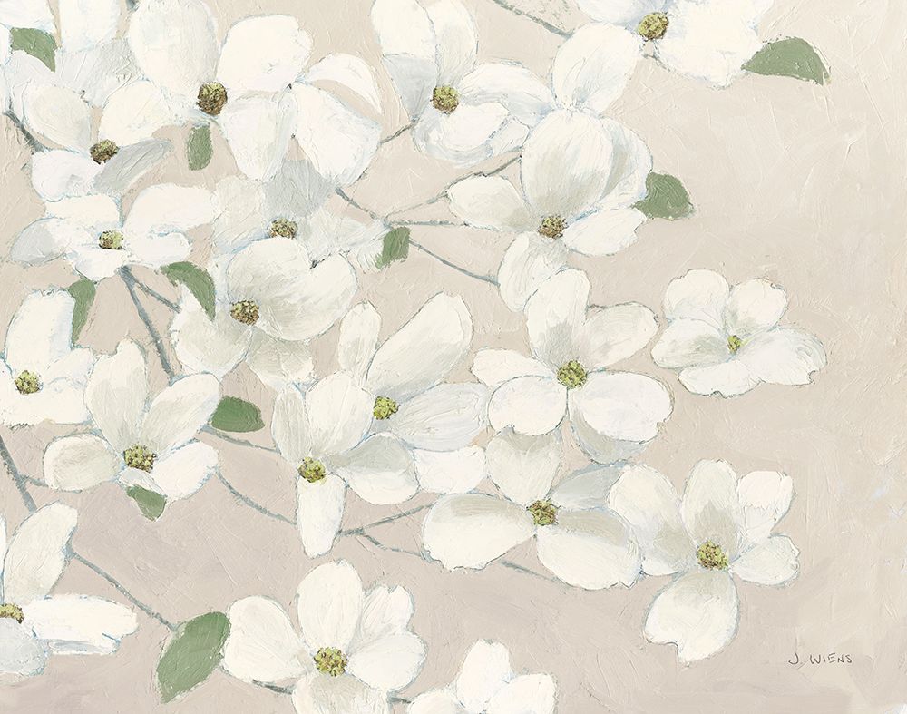 Dogwood Delight Cream art print by James Wiens for $57.95 CAD