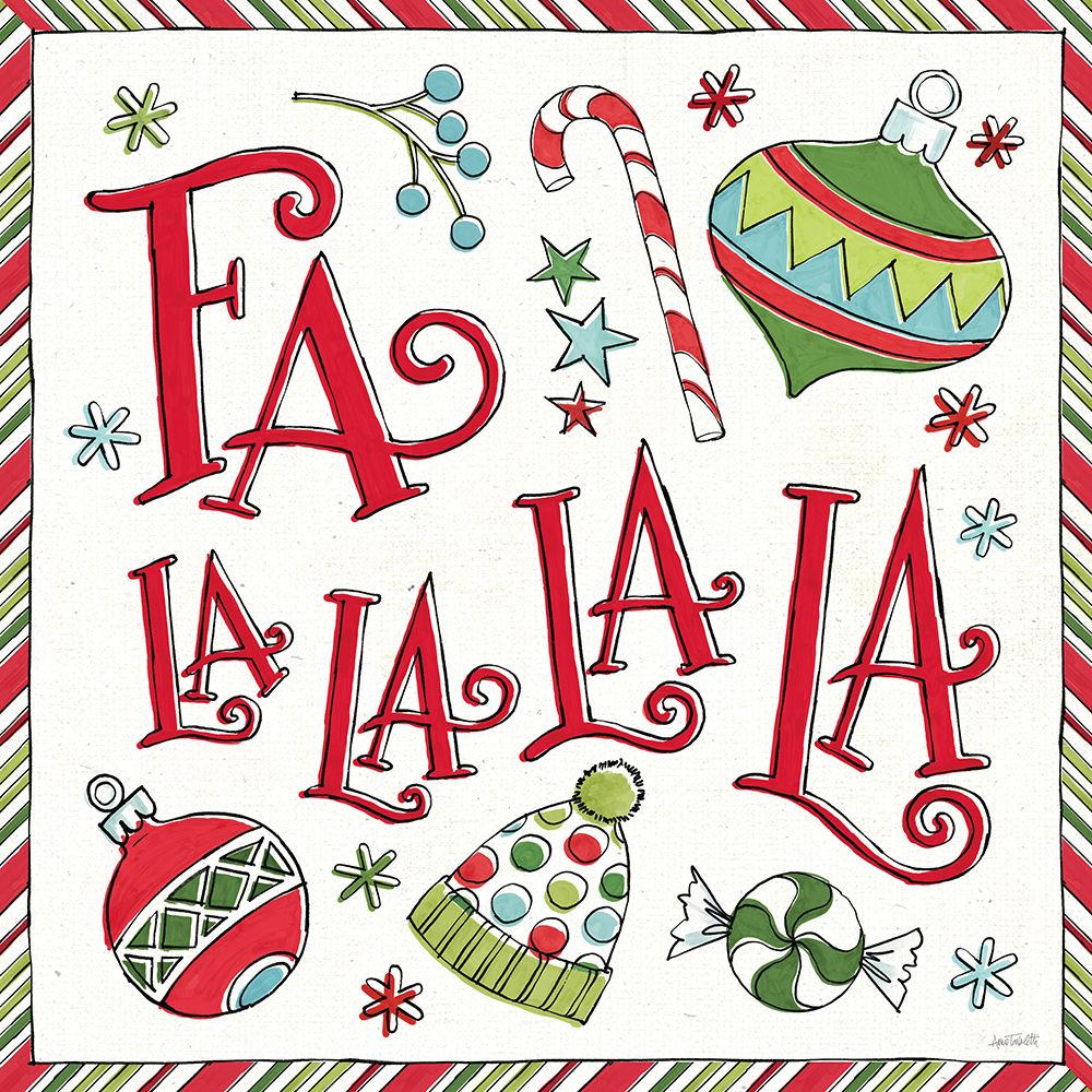 Holiday Whimsy III art print by Anne Tavoletti for $57.95 CAD