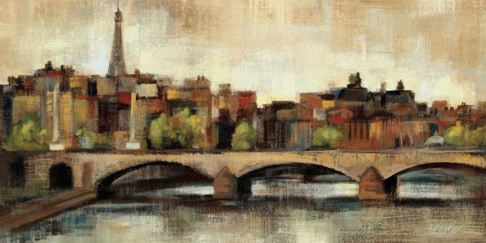 Paris Bridge I Spice art print by Silvia Vassileva for $57.95 CAD