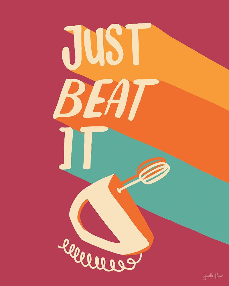 Just Beat It I art print by Janelle Penner for $57.95 CAD