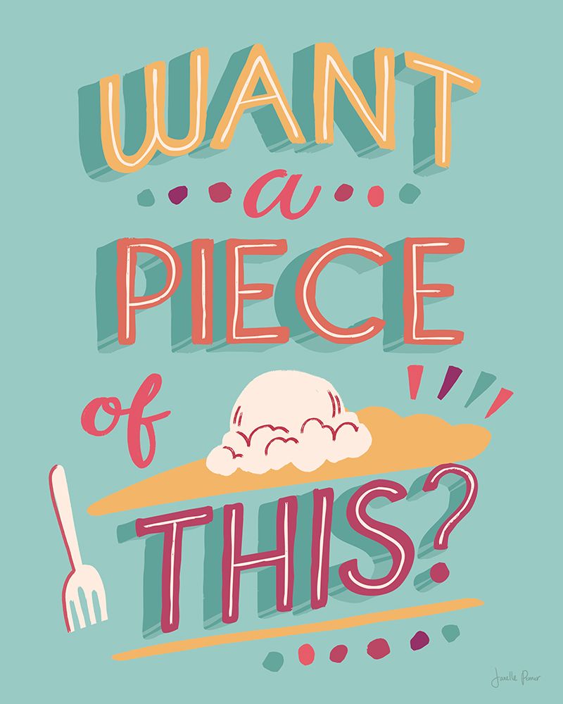 Want A Piece I art print by Janelle Penner for $57.95 CAD