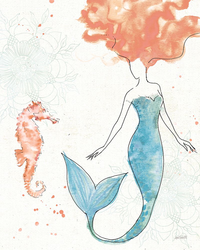 Sea Sirens II No Words art print by Anne Tavoletti for $57.95 CAD