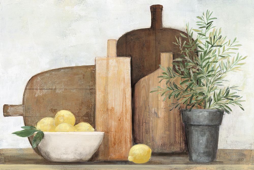 Rustic Kitchen Brown art print by Julia Purinton for $57.95 CAD