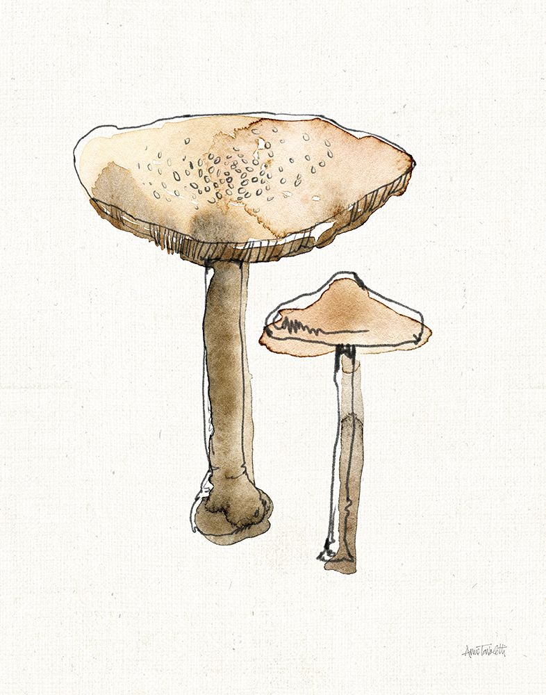 Fresh Farmhouse Mushrooms II art print by Anne Tavoletti for $57.95 CAD