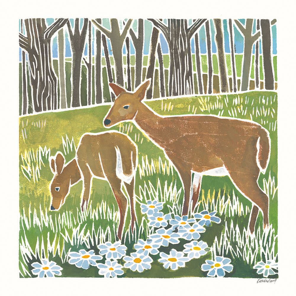 Wild Woodland IV art print by Kathrine Lovell for $57.95 CAD