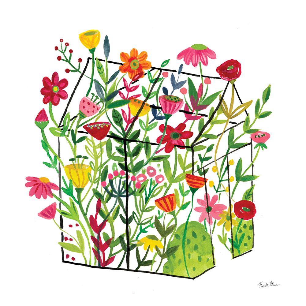 Greenhouse Blooming IV art print by Farida Zaman for $57.95 CAD