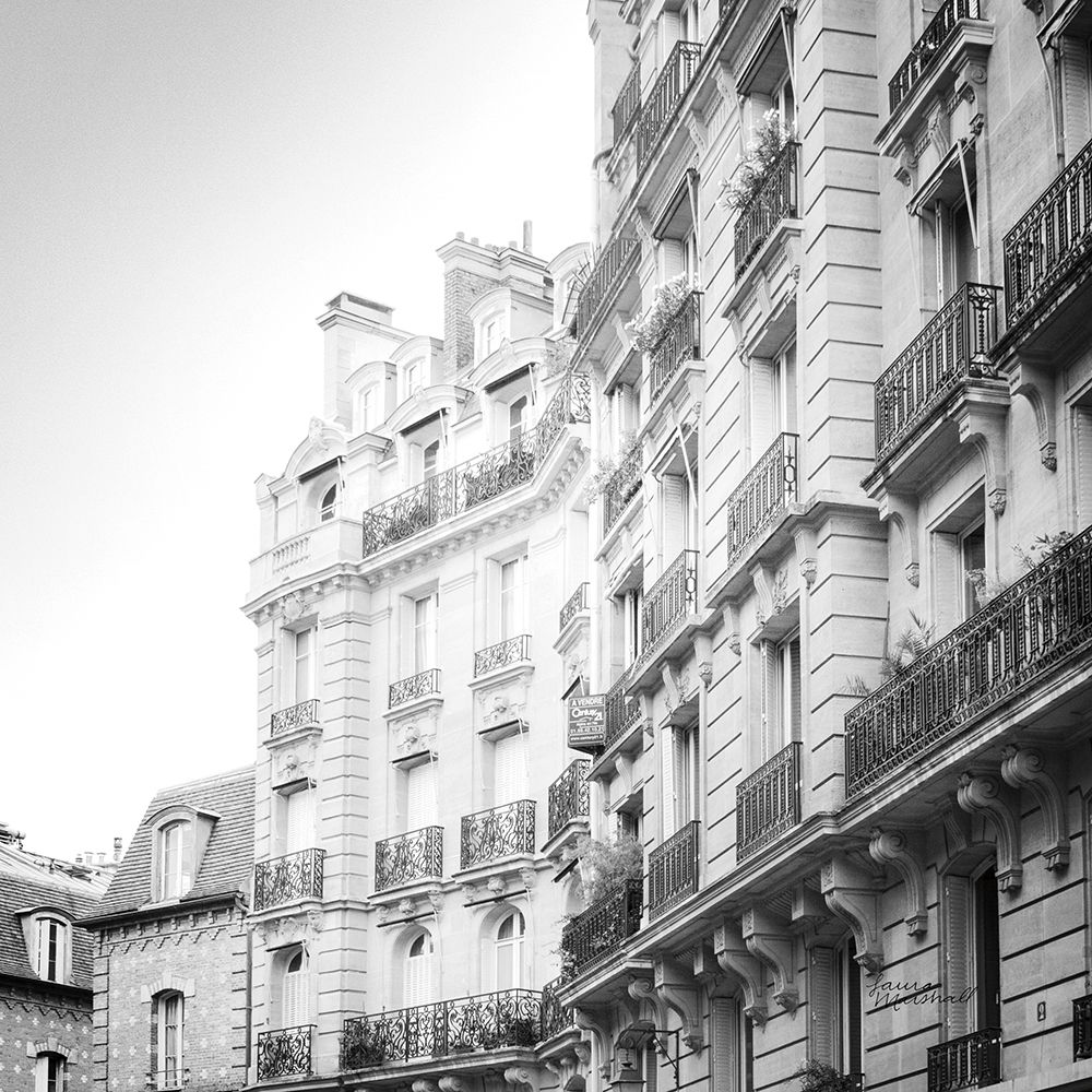 Paris Moments III BW art print by Laura Marshall for $57.95 CAD