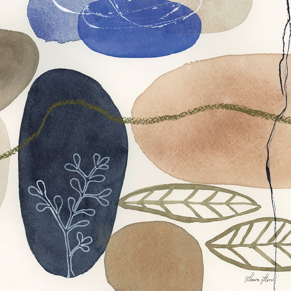 Leaves and Stones II art print by Laura Horn for $57.95 CAD