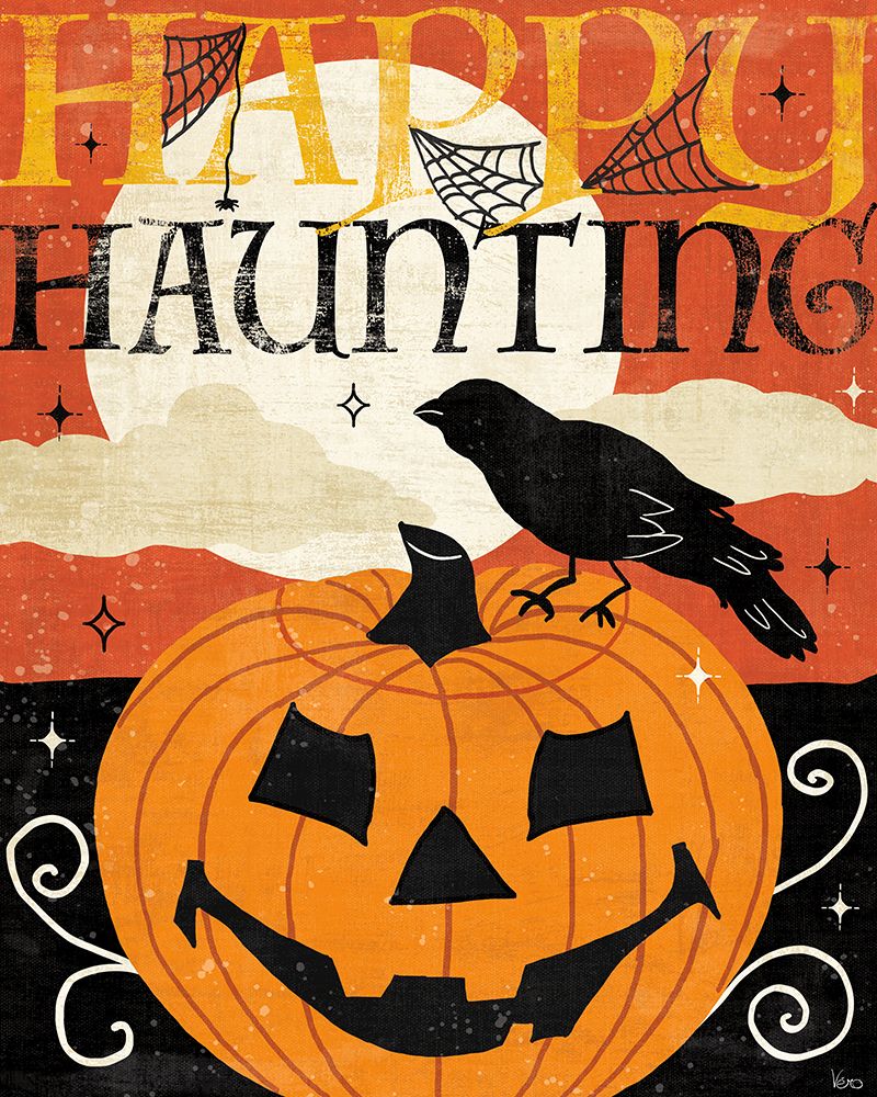 Halloween is Calling IV art print by Veronique Charron for $57.95 CAD