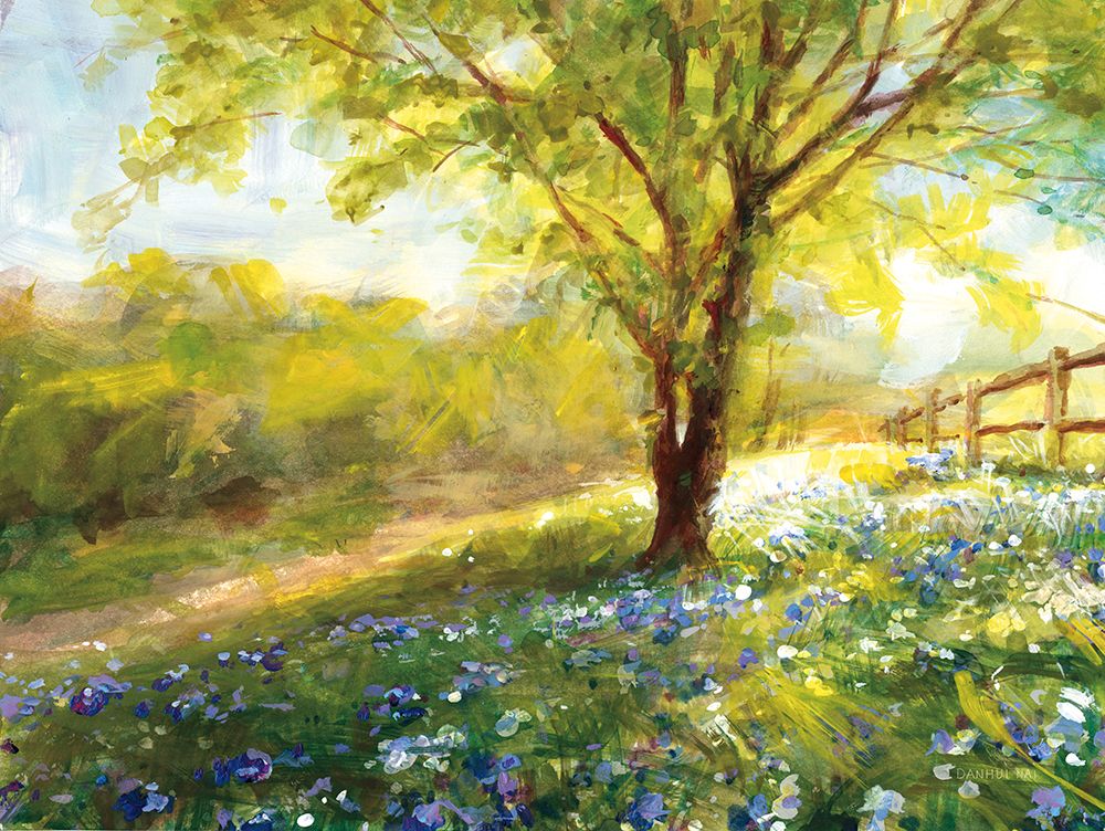 Field of Bluebells art print by Danhui Nai for $57.95 CAD