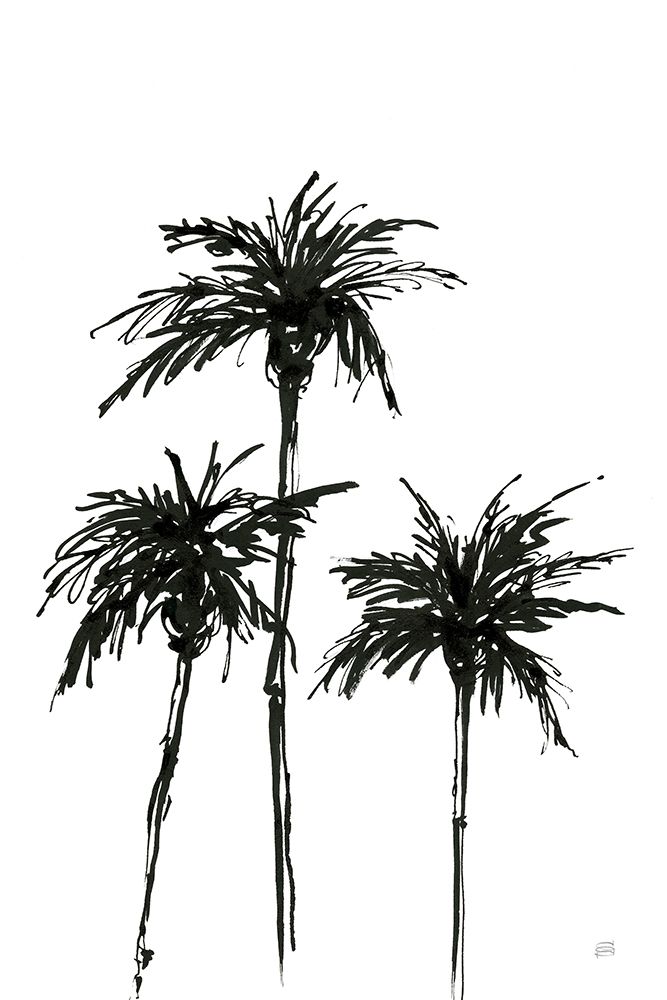 Dark Palms I art print by Chris Paschke for $57.95 CAD