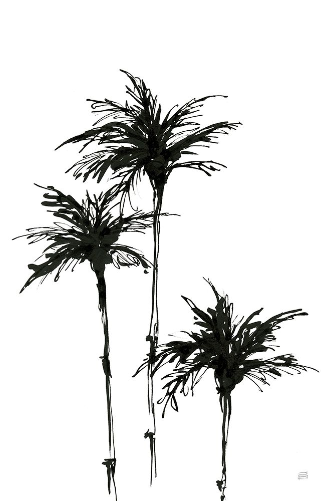 Dark Palms II art print by Chris Paschke for $57.95 CAD