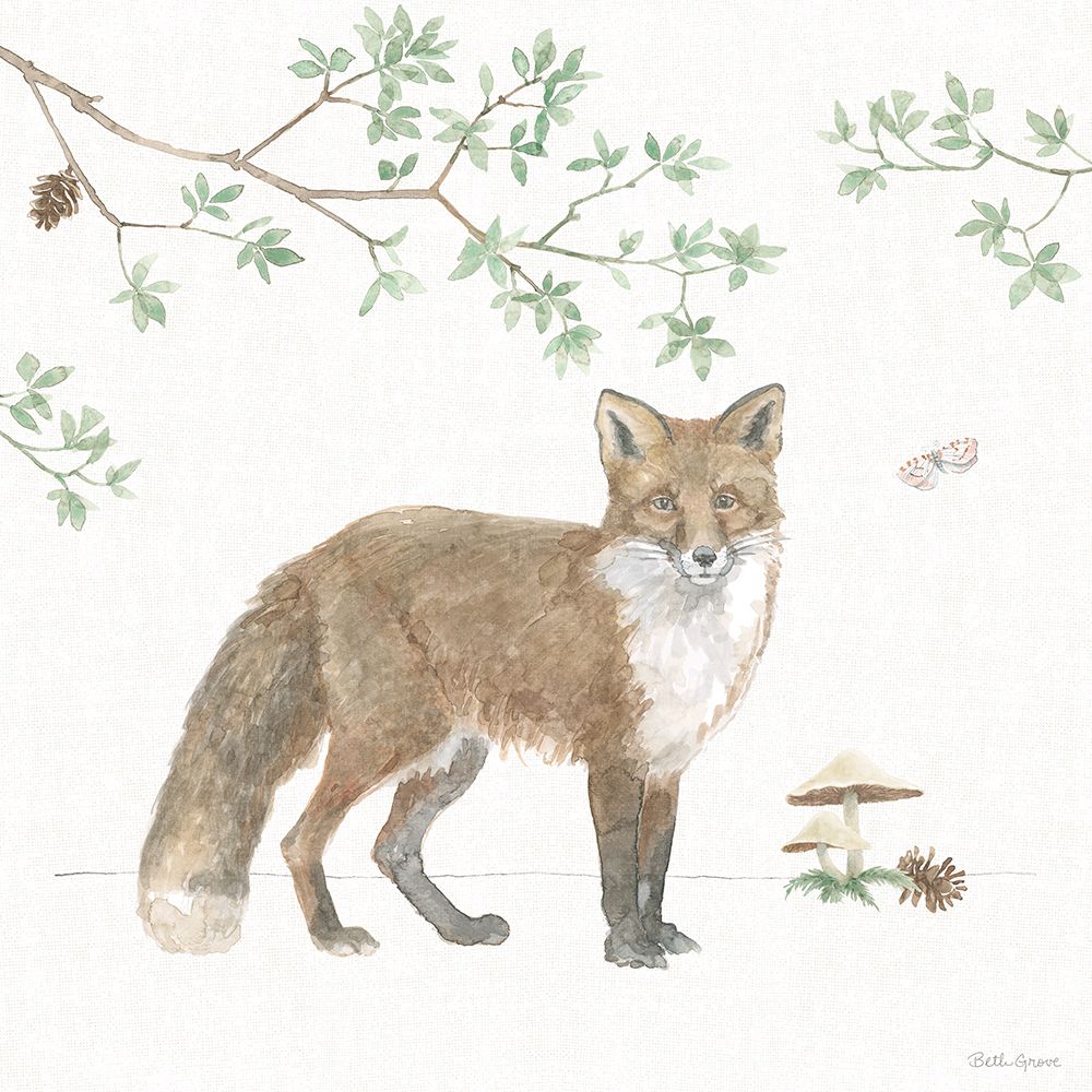 Woodland Love II art print by Beth Grove for $57.95 CAD