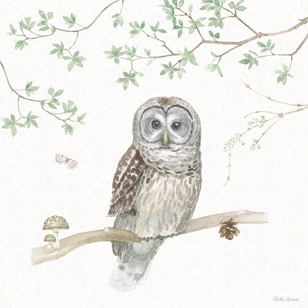 Woodland Love IV art print by Beth Grove for $57.95 CAD