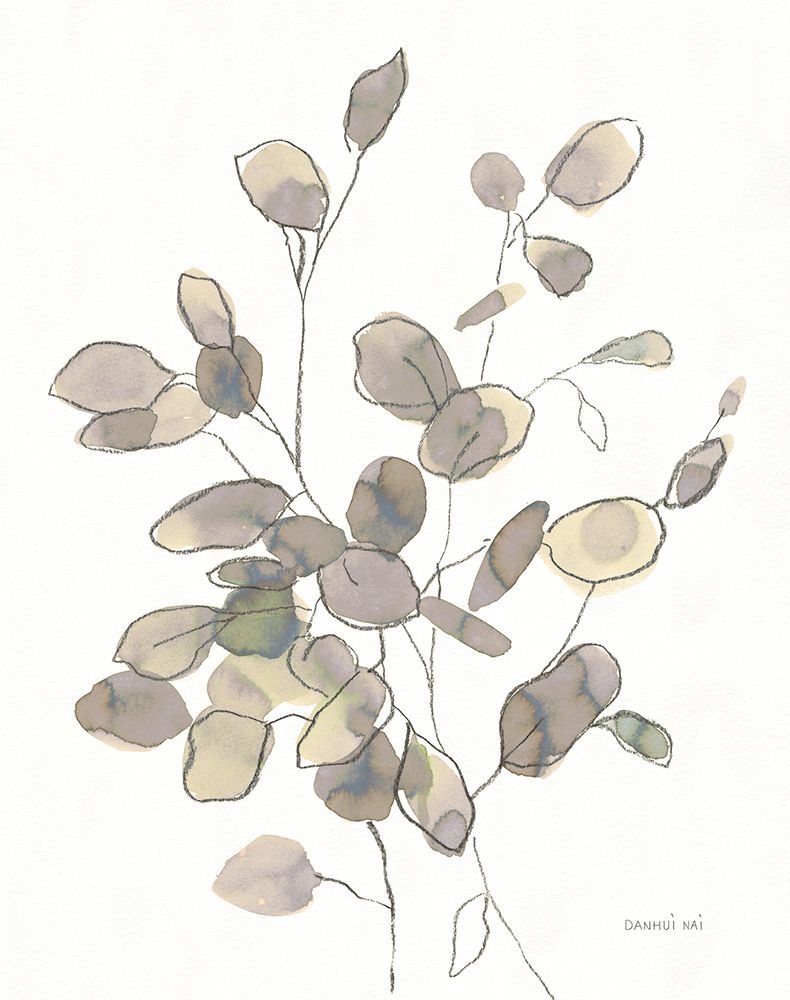 Transparent Leaves Dark art print by Danhui Nai for $57.95 CAD