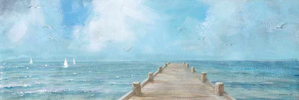 Summer Dock Panel art print by Danhui Nai for $57.95 CAD