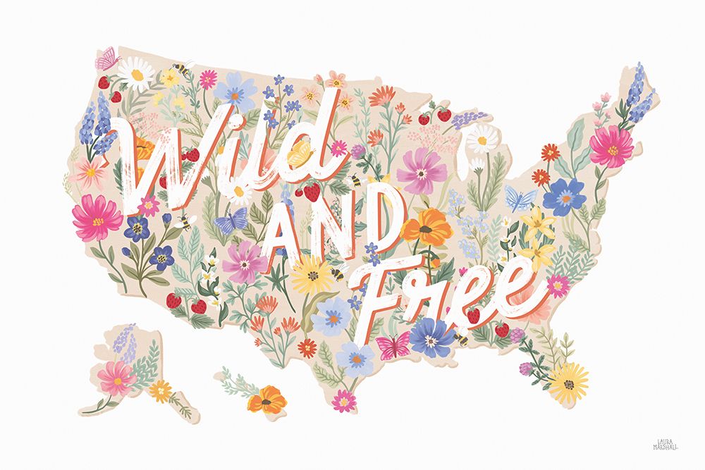 Wild Meadow USA art print by Laura Marshall for $57.95 CAD