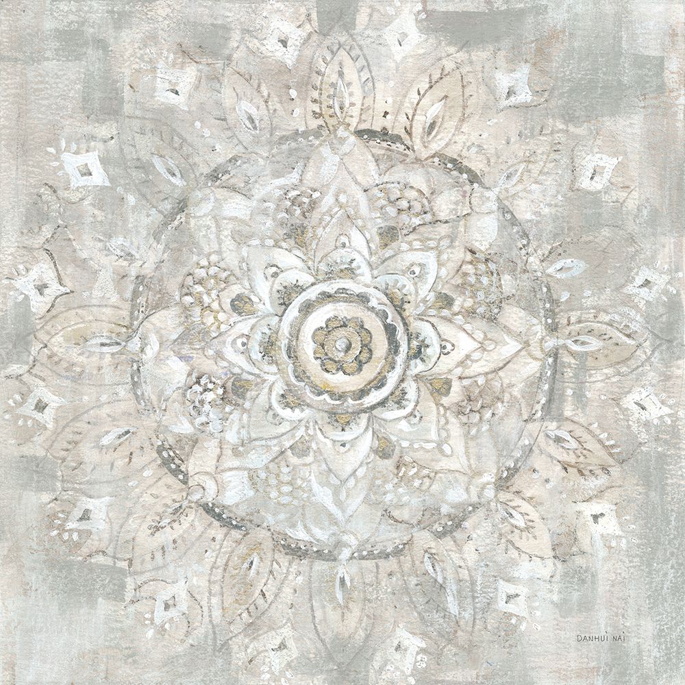 Medallion of Light Neutral art print by Danhui Nai for $57.95 CAD