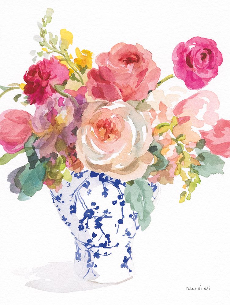 Sunday Bouquet II art print by Danhui Nai for $57.95 CAD