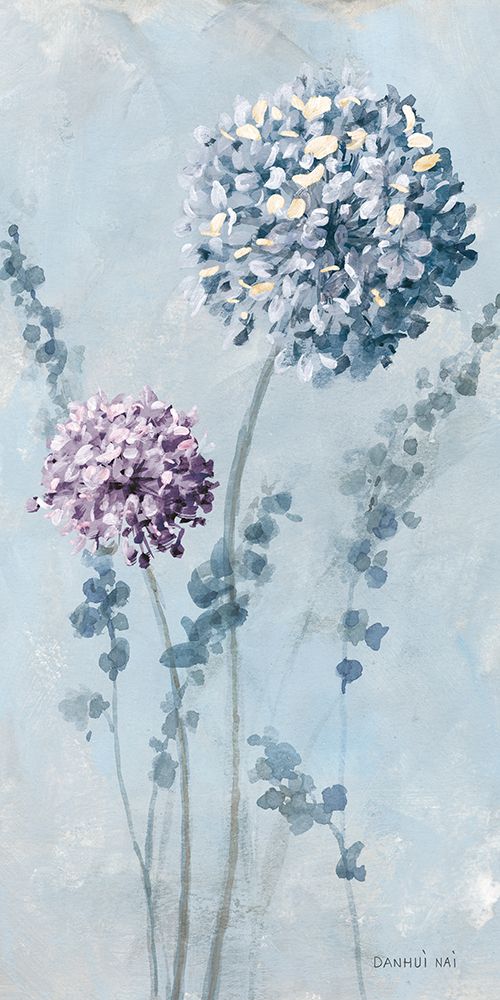 Airy Blooms I Purple art print by Danhui Nai for $57.95 CAD