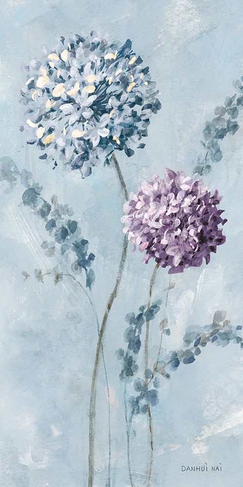 Airy Blooms II Purple art print by Danhui Nai for $57.95 CAD