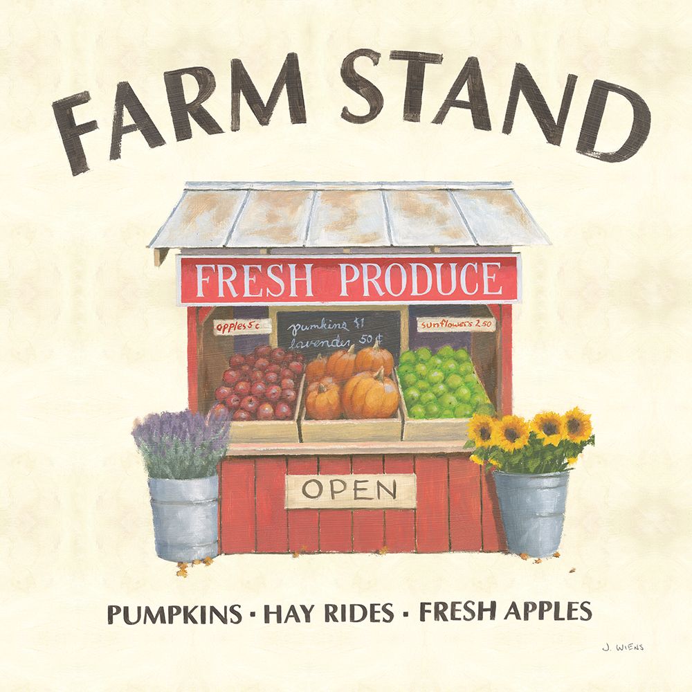 Heartland Harvest Moments II Farm Stand art print by James Wiens for $57.95 CAD
