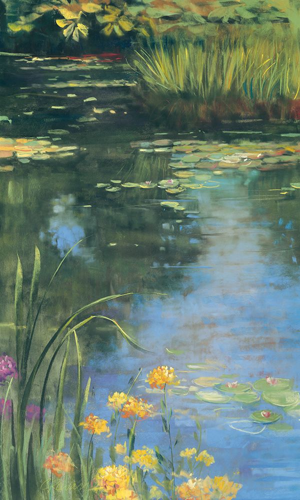 Garden Pond II art print by Carol Rowan for $57.95 CAD