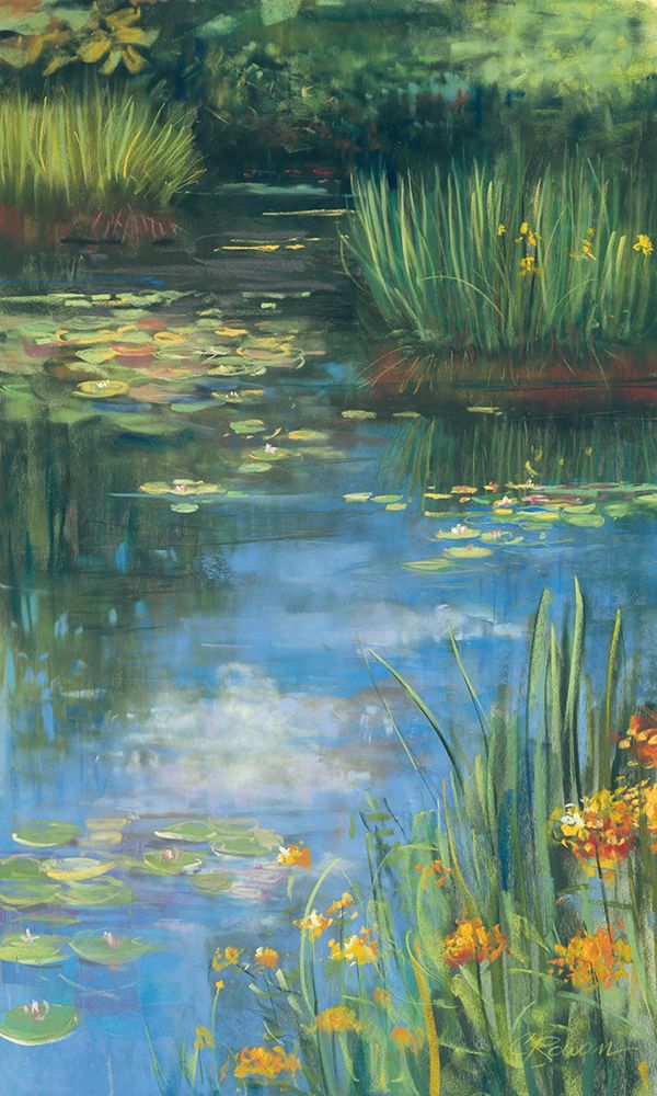 Garden Pond III art print by Carol Rowan for $57.95 CAD