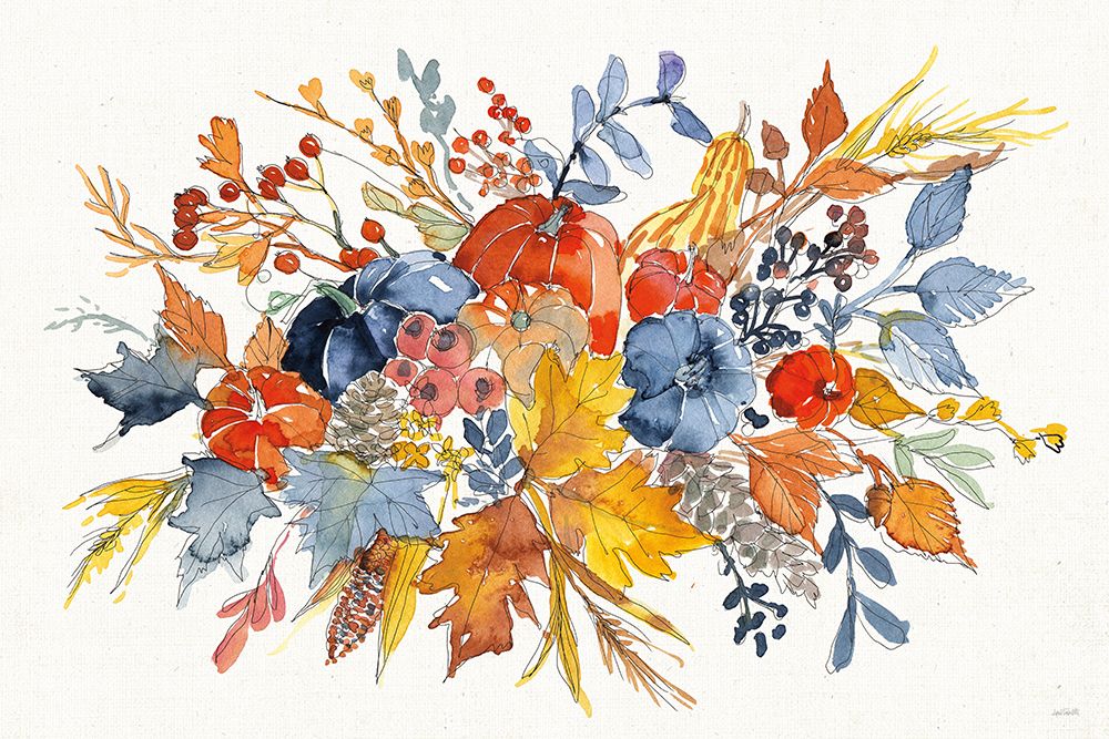 Fall Flair I art print by Anne Tavoletti for $57.95 CAD