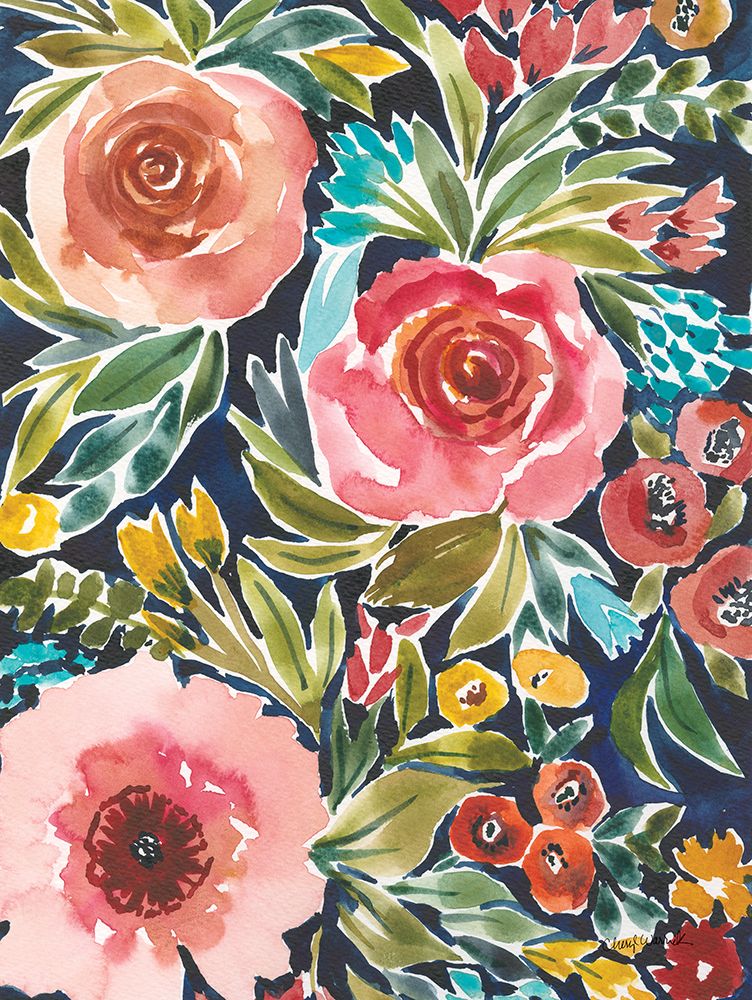 Flower Patch II art print by Cheryl Warrick for $57.95 CAD