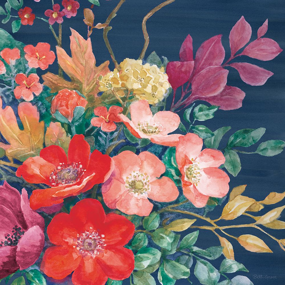 Floral Drama VI art print by Beth Grove for $57.95 CAD