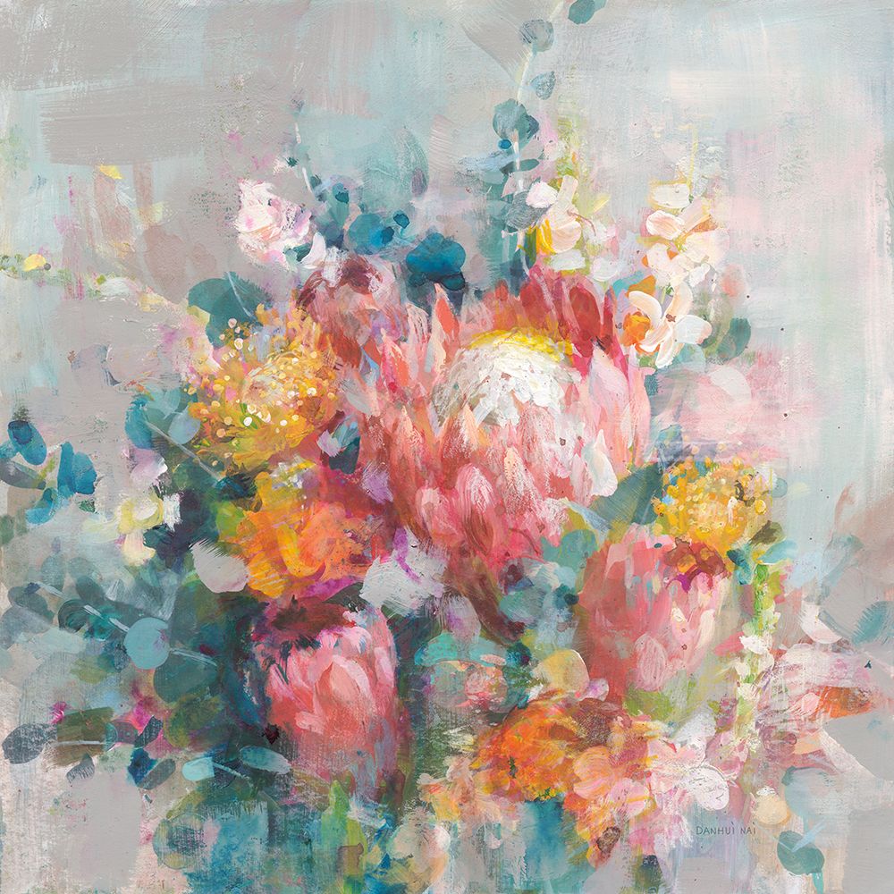 Protea Bouquet art print by Danhui Nai for $57.95 CAD
