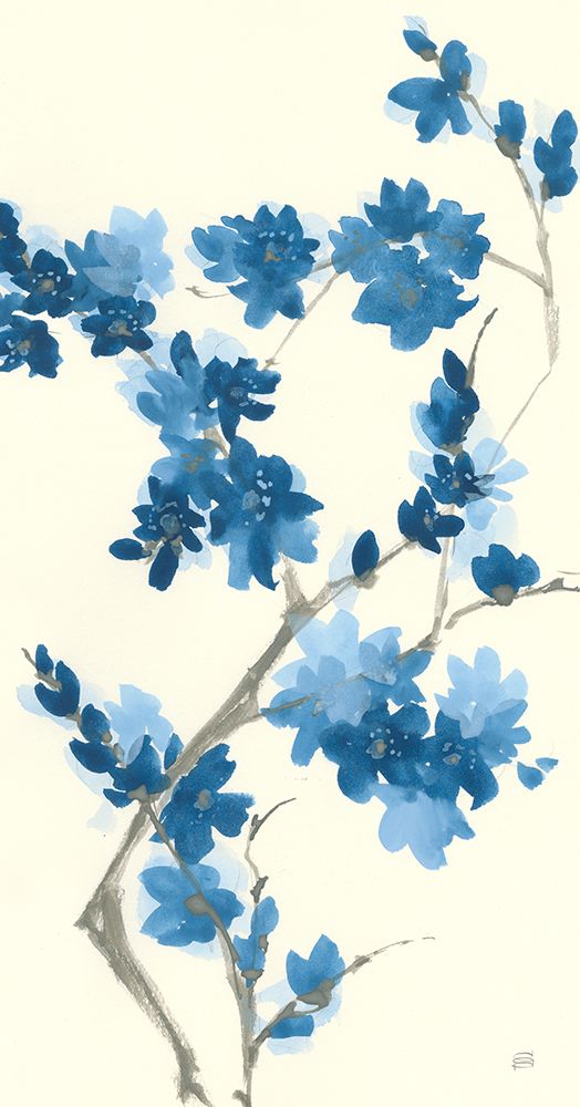 Blue Branch III v2 Crop art print by Chris Paschke for $57.95 CAD