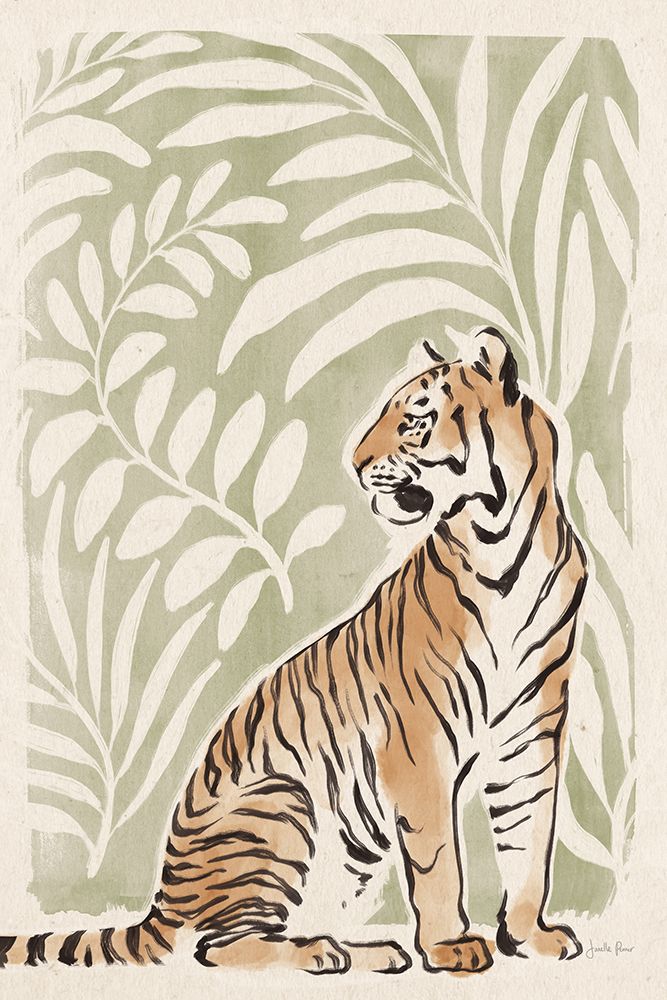 Jungle Cats II v2 art print by Janelle Penner for $57.95 CAD