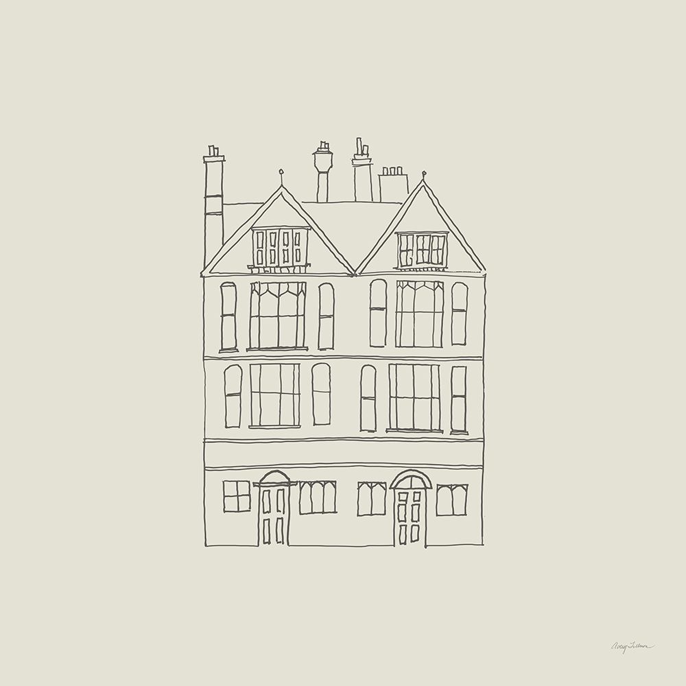 Buildings of London I Sq art print by Avery Tillmon for $57.95 CAD