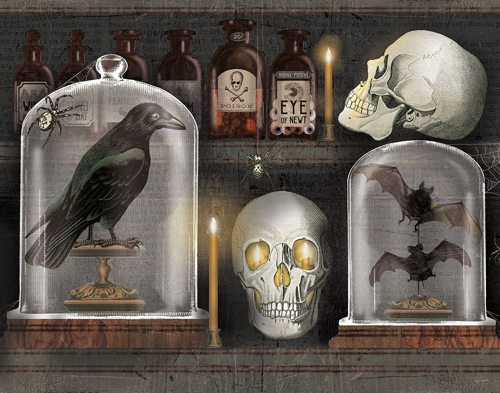 Apothecary Noir V Candles art print by Sue Schlabach for $57.95 CAD