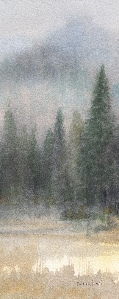 Misty Pines Panel I art print by Danhui Nai for $57.95 CAD