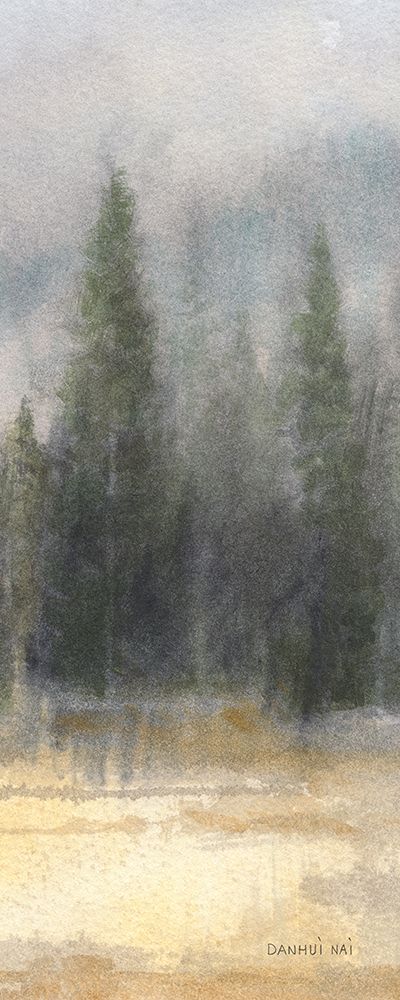 Misty Pines Panel II art print by Danhui Nai for $57.95 CAD