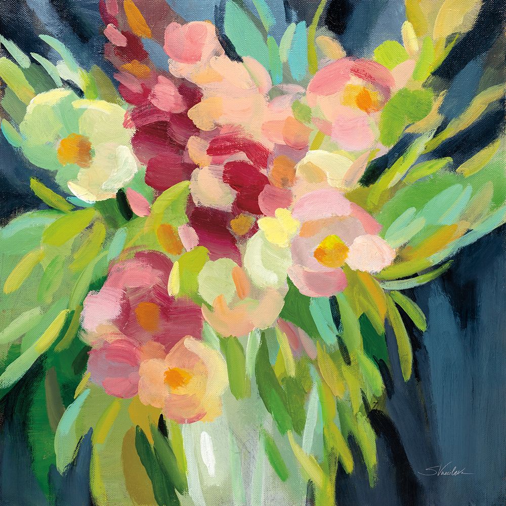 Spring Flowers in a Vase I art print by Silvia Vassileva for $57.95 CAD
