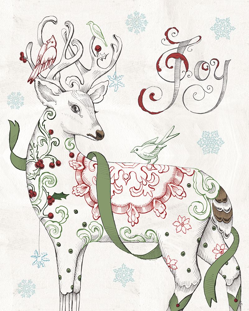 Christmas Season IV art print by Daphne Brissonnet for $57.95 CAD