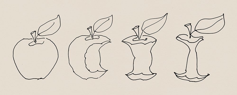 Line Apples art print by Avery Tillmon for $57.95 CAD