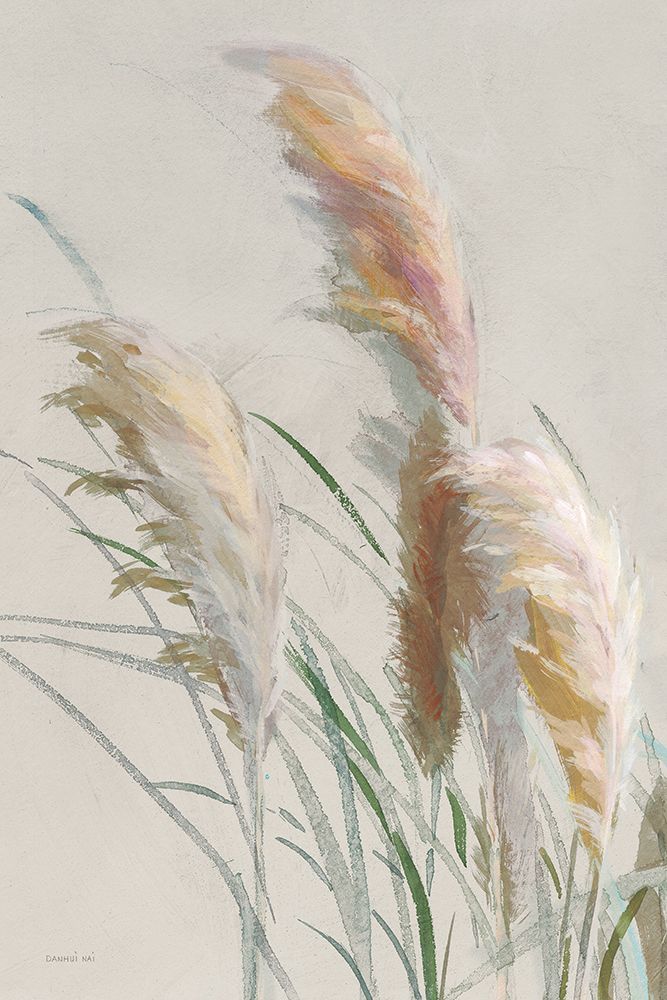 Neutral Pampas Grasses II art print by Danhui Nai for $57.95 CAD