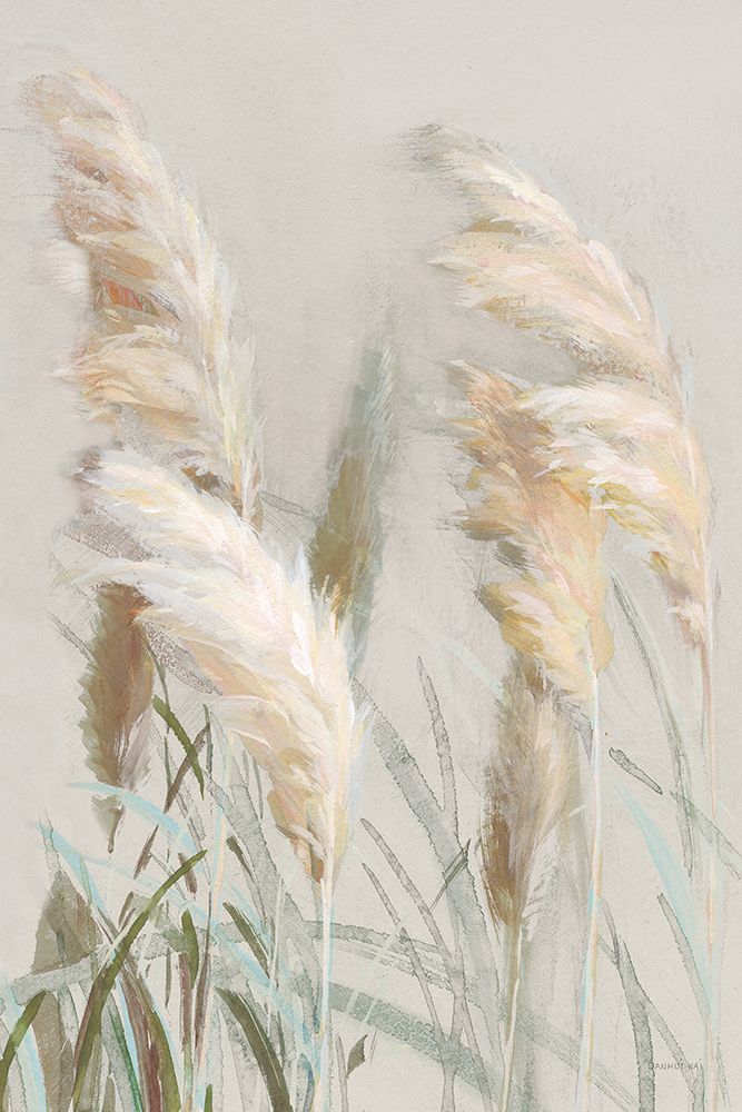 Neutral Pampas Grasses III art print by Danhui Nai for $57.95 CAD