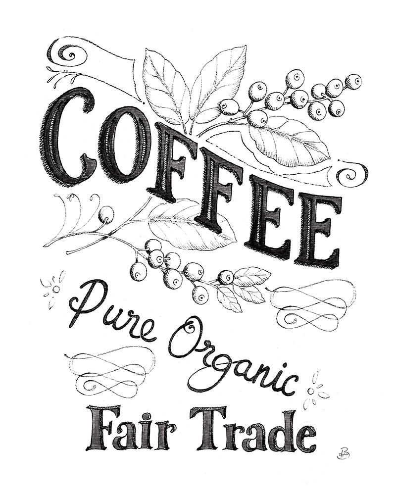 Authentic Coffee VI BW art print by Daphne Brissonnet for $57.95 CAD