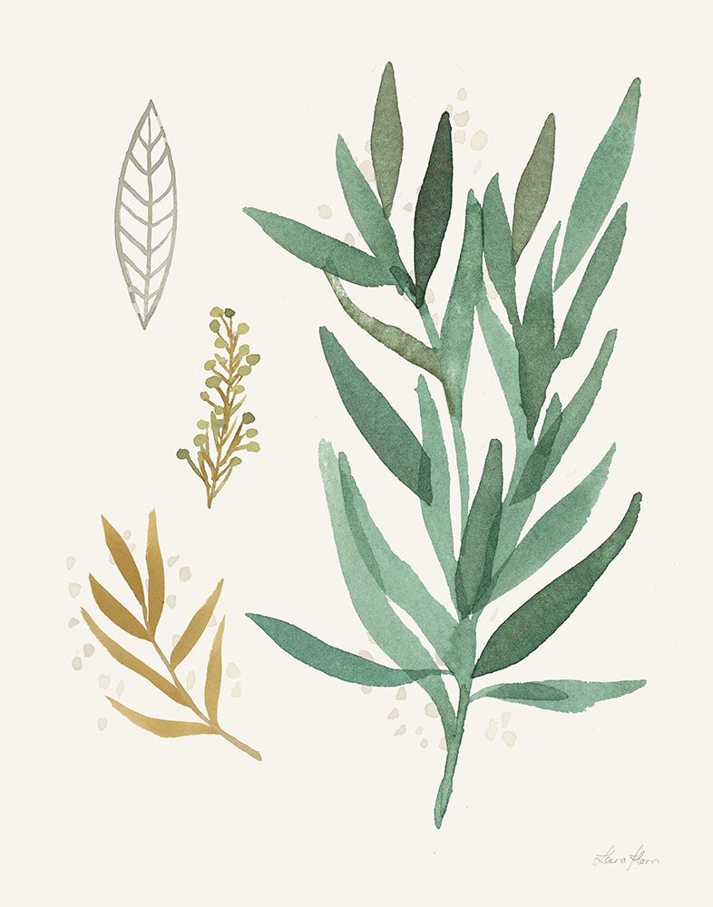 Leaf and Stem IV art print by Laura Horn for $57.95 CAD