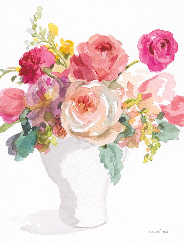 Sunday Bouquet II Neutral art print by Danhui Nai for $57.95 CAD
