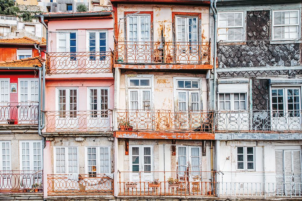 Porto Houses art print by Laura Marshall for $57.95 CAD