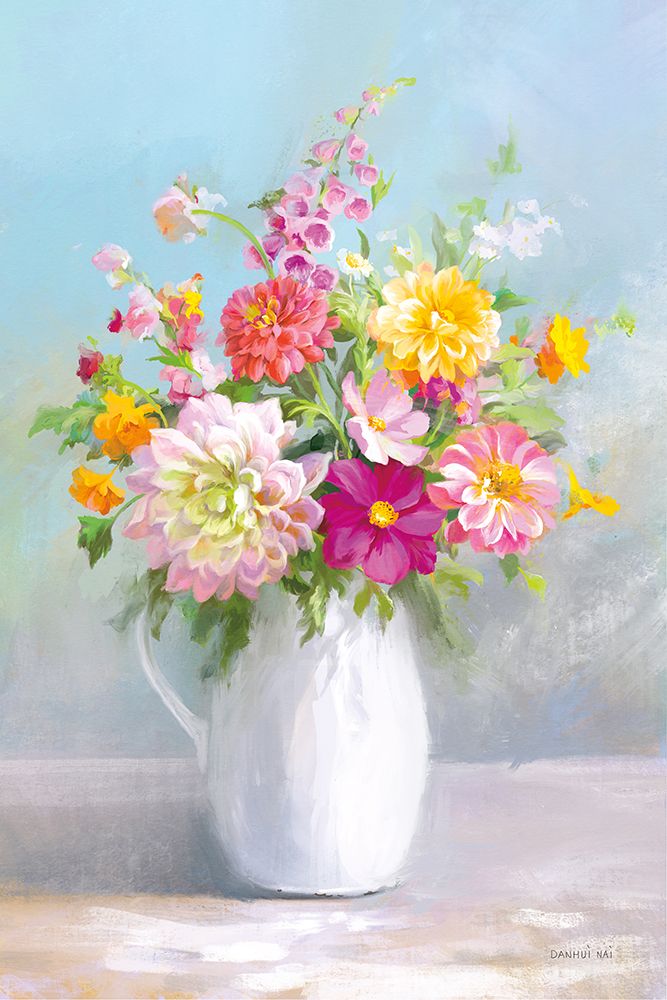 Country Bouquet I art print by Danhui Nai for $57.95 CAD