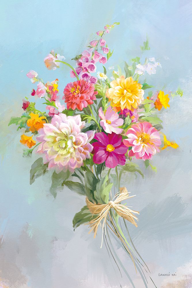 Country Bouquet I v2 art print by Danhui Nai for $57.95 CAD