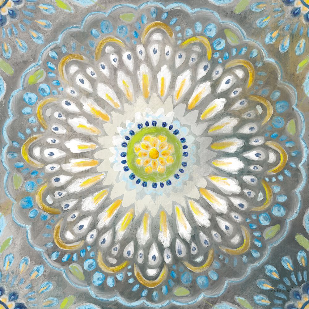 Rosette Mandala art print by Danhui Nai for $57.95 CAD
